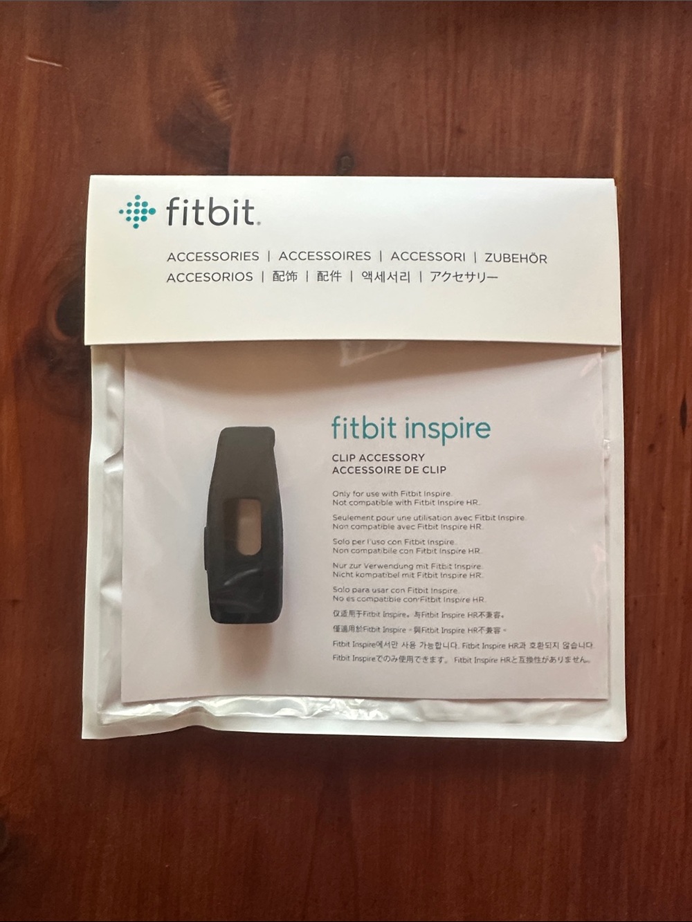 Fitbit Inspire Clip Accessory - Black Clip